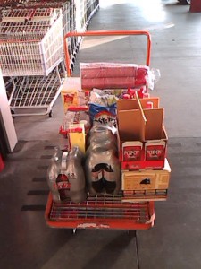 (about 250 bucks worth of munchies/drinks.)